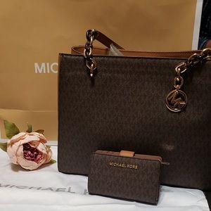 Michael Kors purse and wallet are